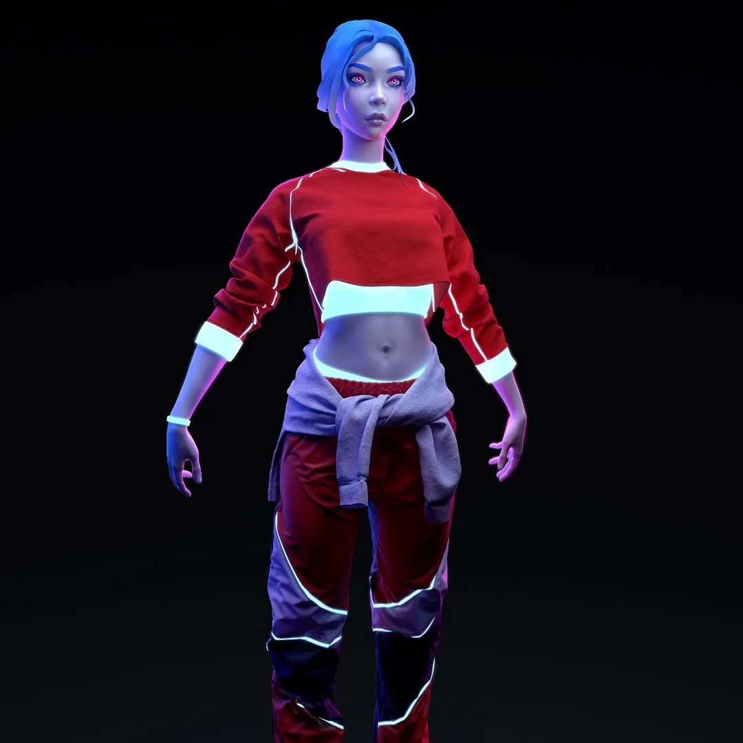 Streetwear Outfit In Marvelous Designer