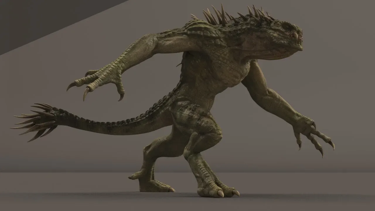 Dino Beast Maya Rig