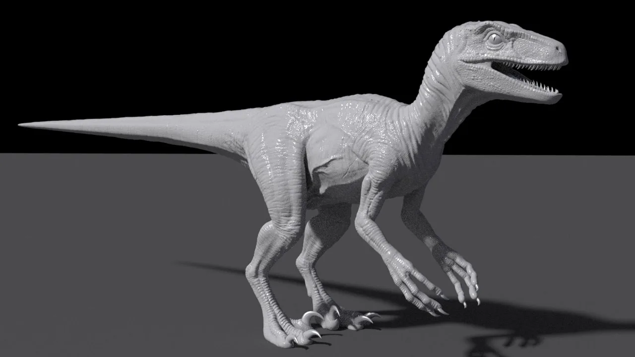 Raptor Dinosaur Maya Rig