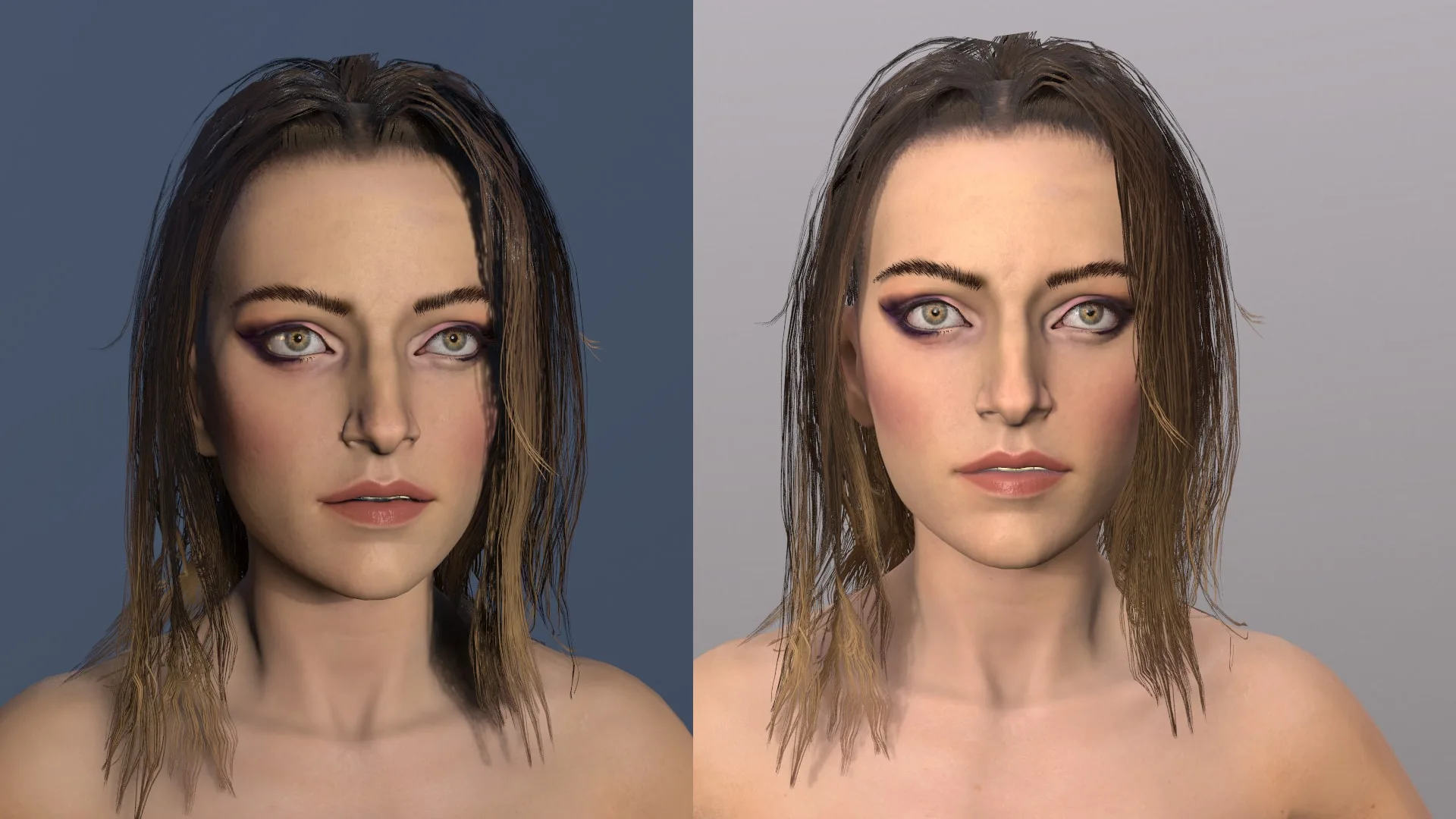 Female Basemesh V2 - Unreal 4 Compatible Low-Poly 3D Model