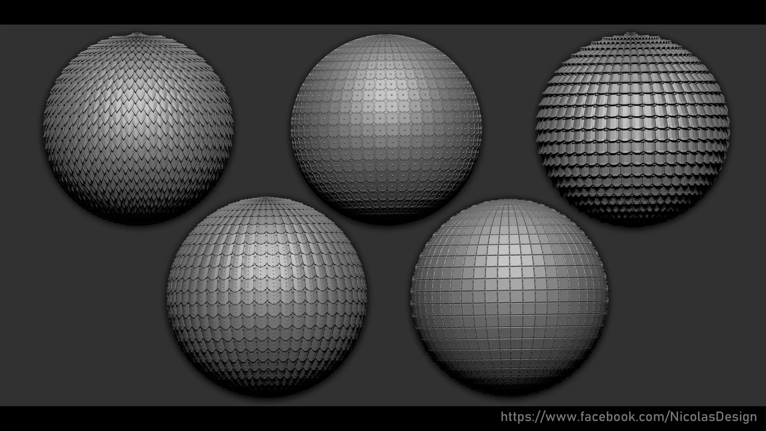 Zbrush - Armor Nano Brush + Meshes