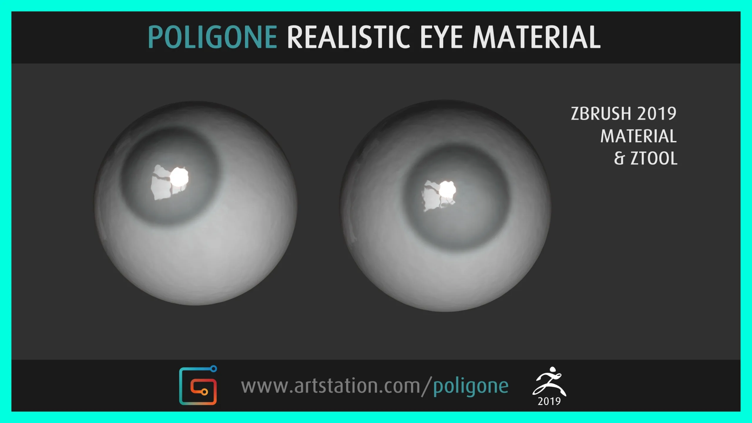 Poligone Realistic Eye Material