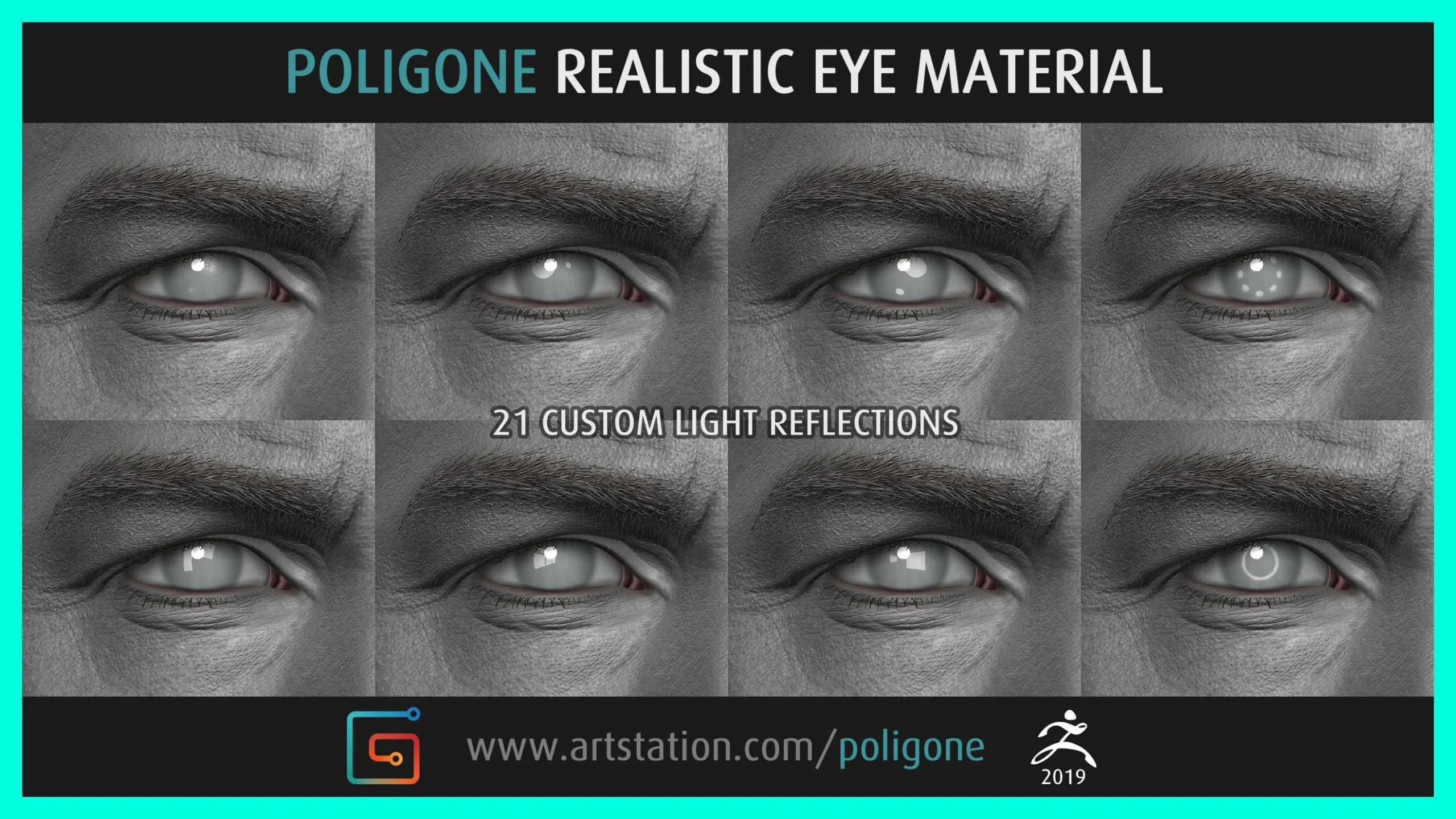 Poligone Realistic Eye Material