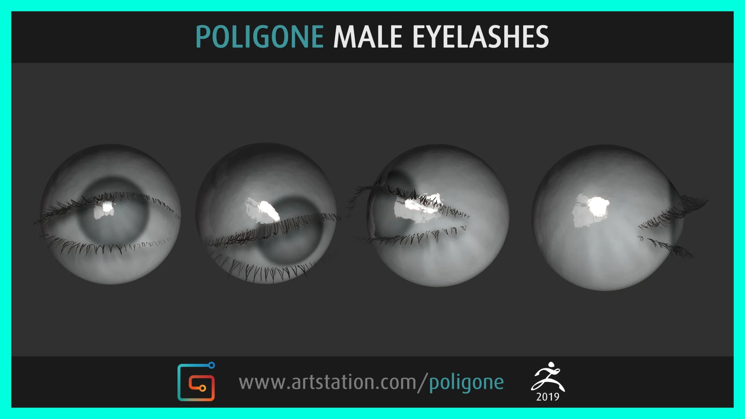 Poligone Male Eyelashes