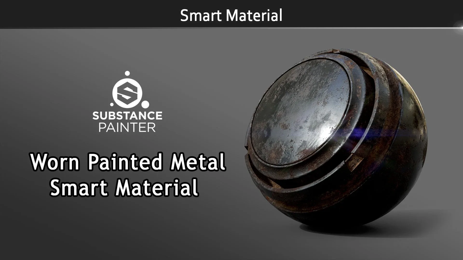 Smart Material: Worn Painted Metal