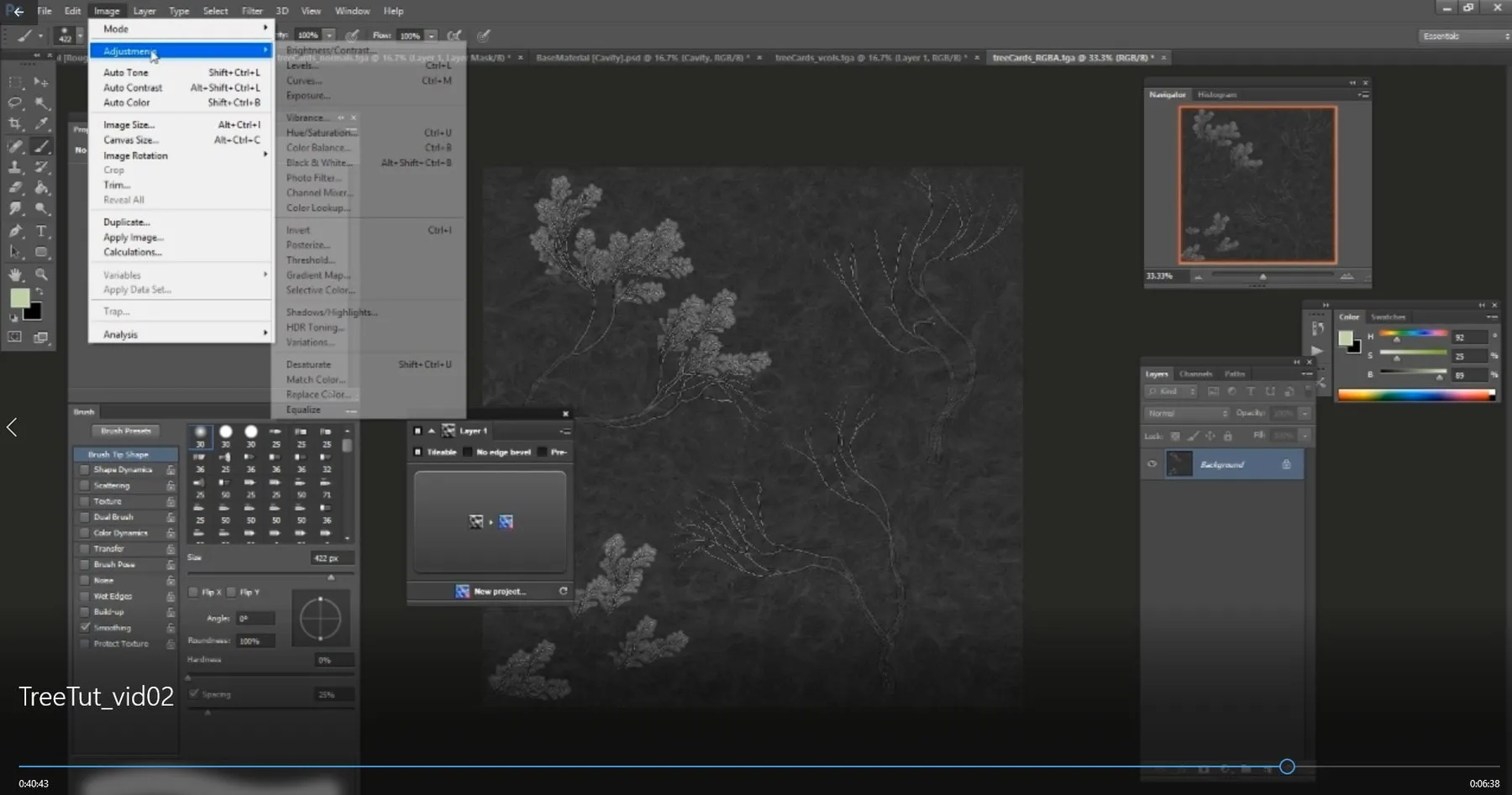 Foliage Tree Creation in Maya and Zbrush Tutorial and Assets