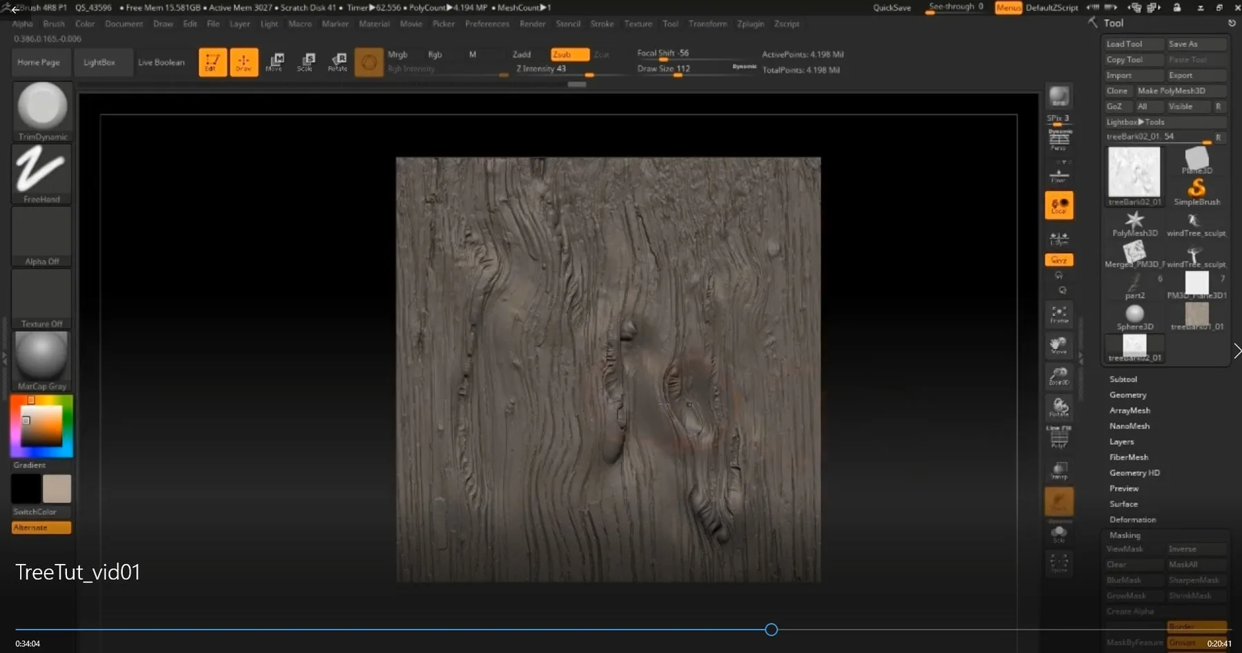 Foliage Tree Creation in Maya and Zbrush Tutorial and Assets