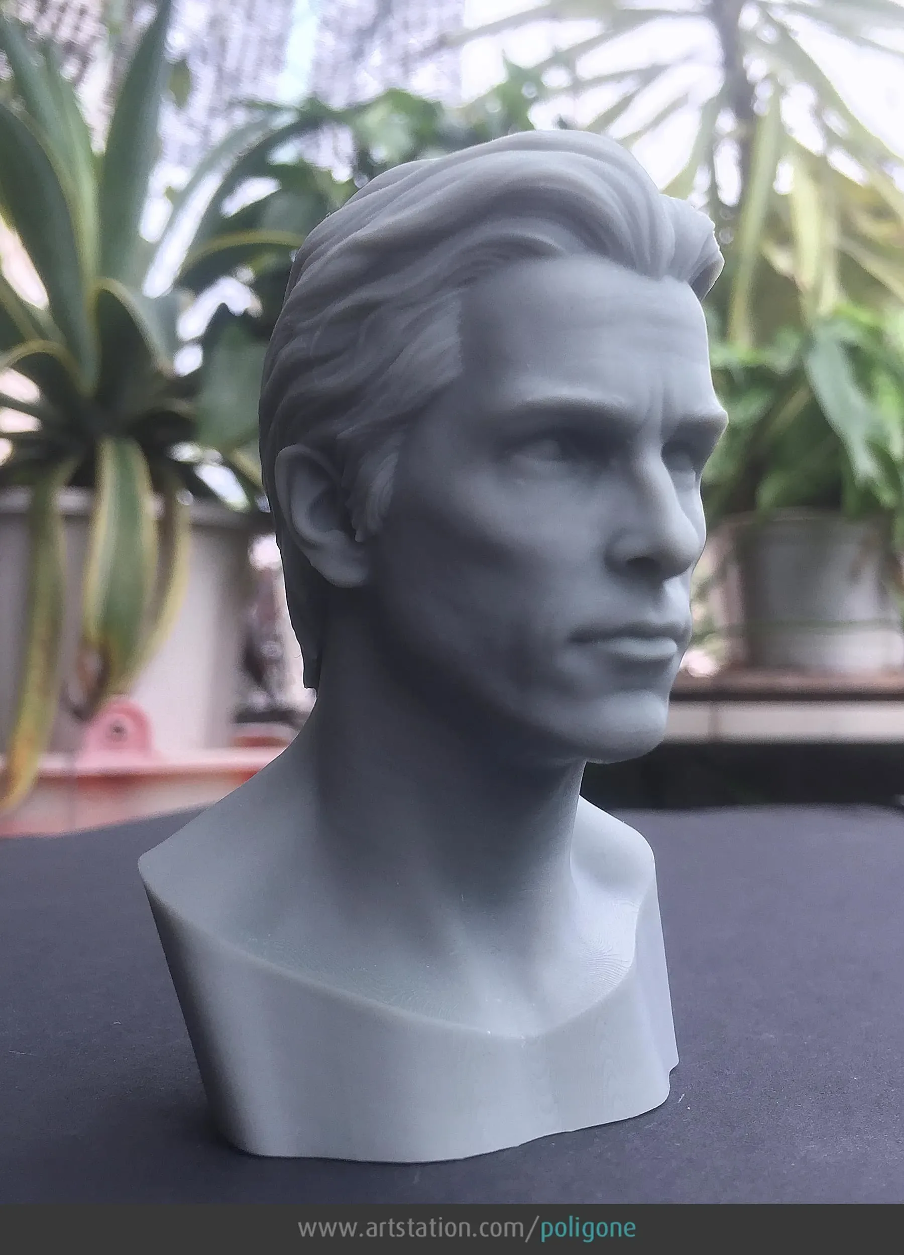 Christian Bale Head - 3D Printable