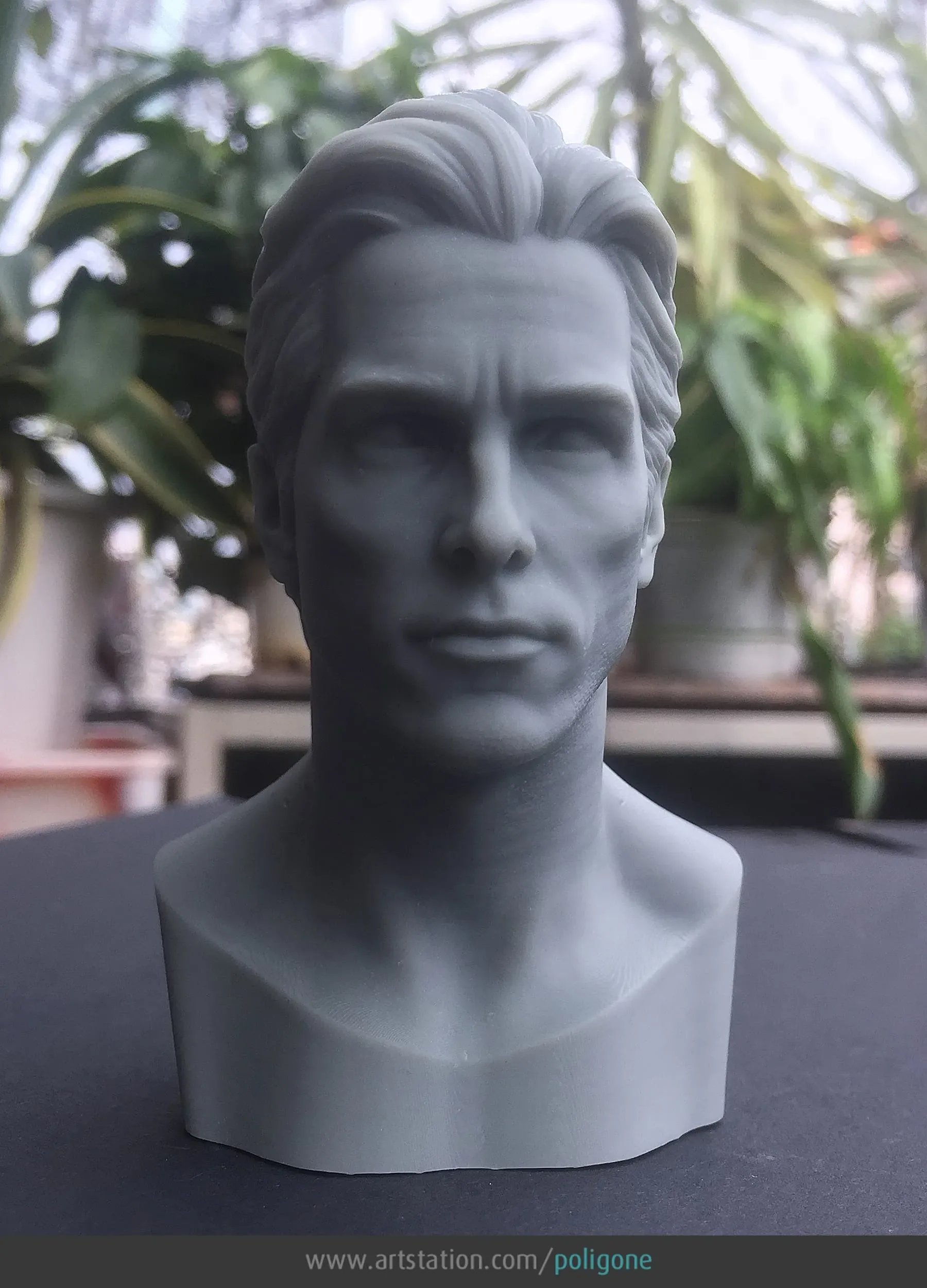 Christian Bale Head - 3D Printable