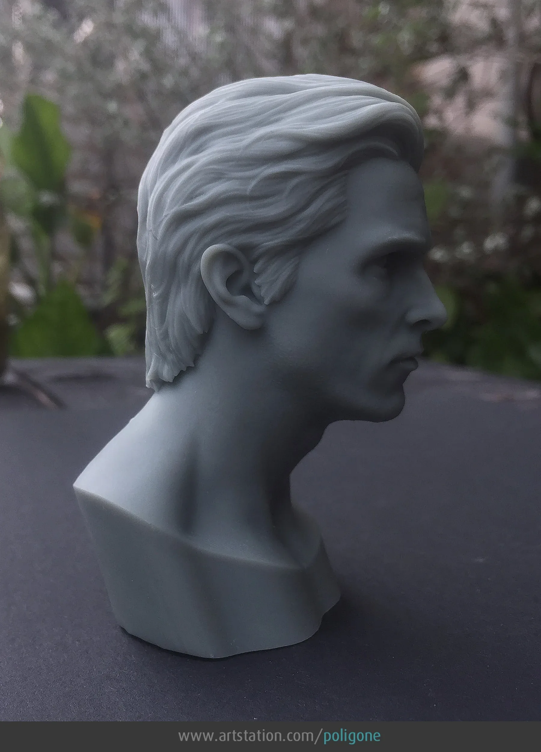 Christian Bale Head - 3D Printable