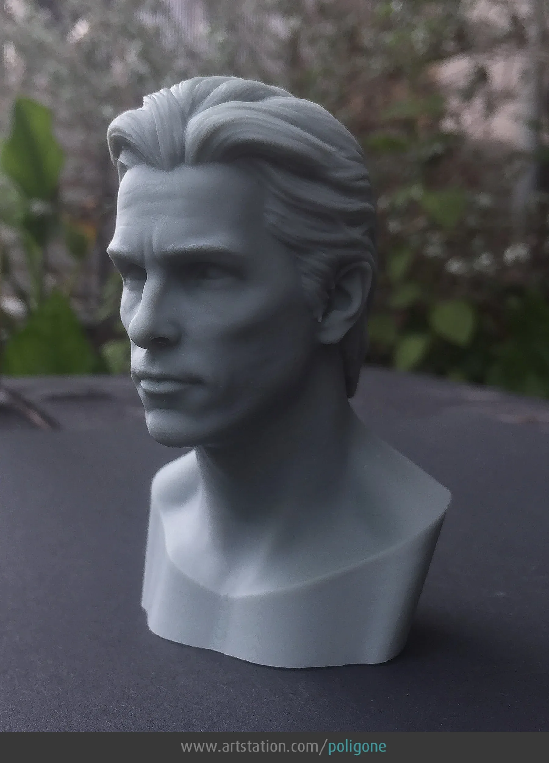 Christian Bale Head - 3D Printable