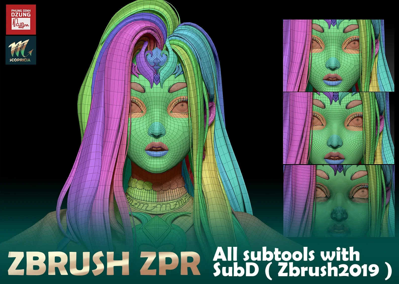 Scoprisia Bust Sculpt Project Files