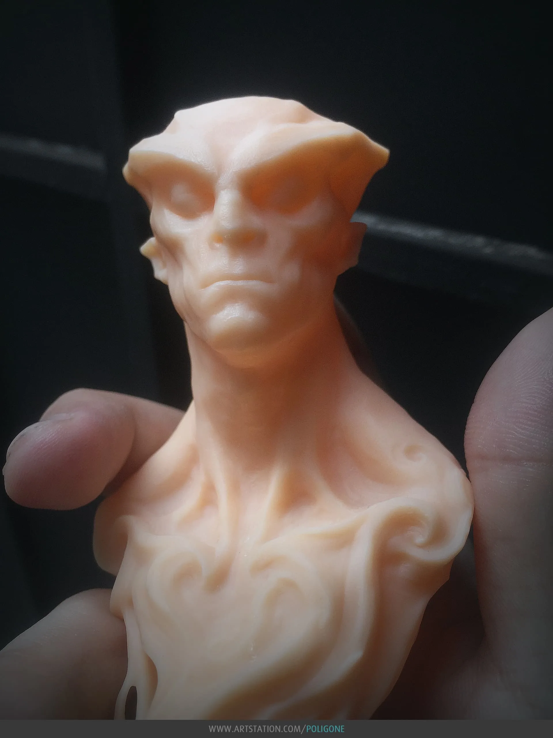 Poligone - CALM Statue - 3D Printable