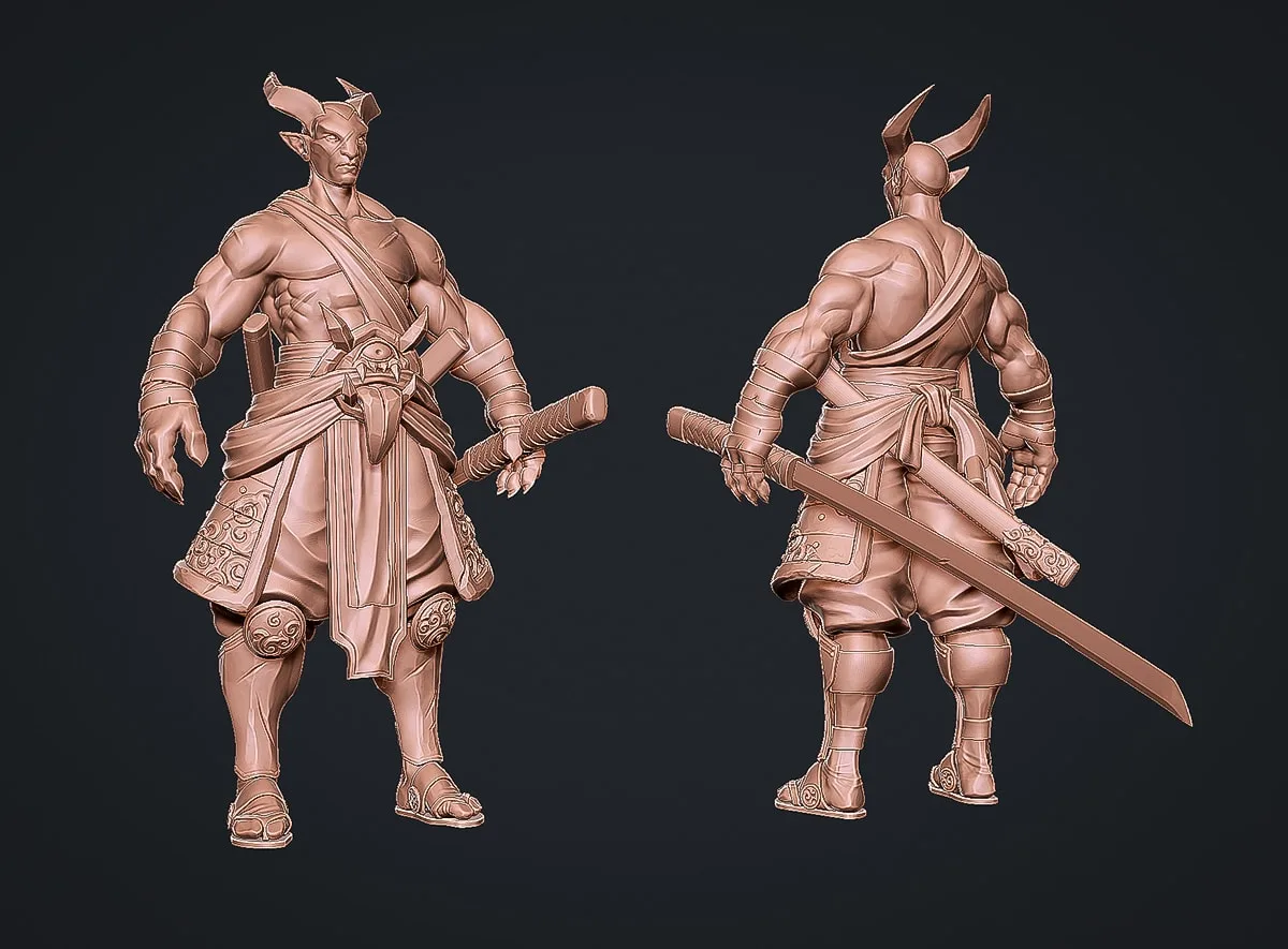 Crimson Ronin – PBR Character Creation for Games