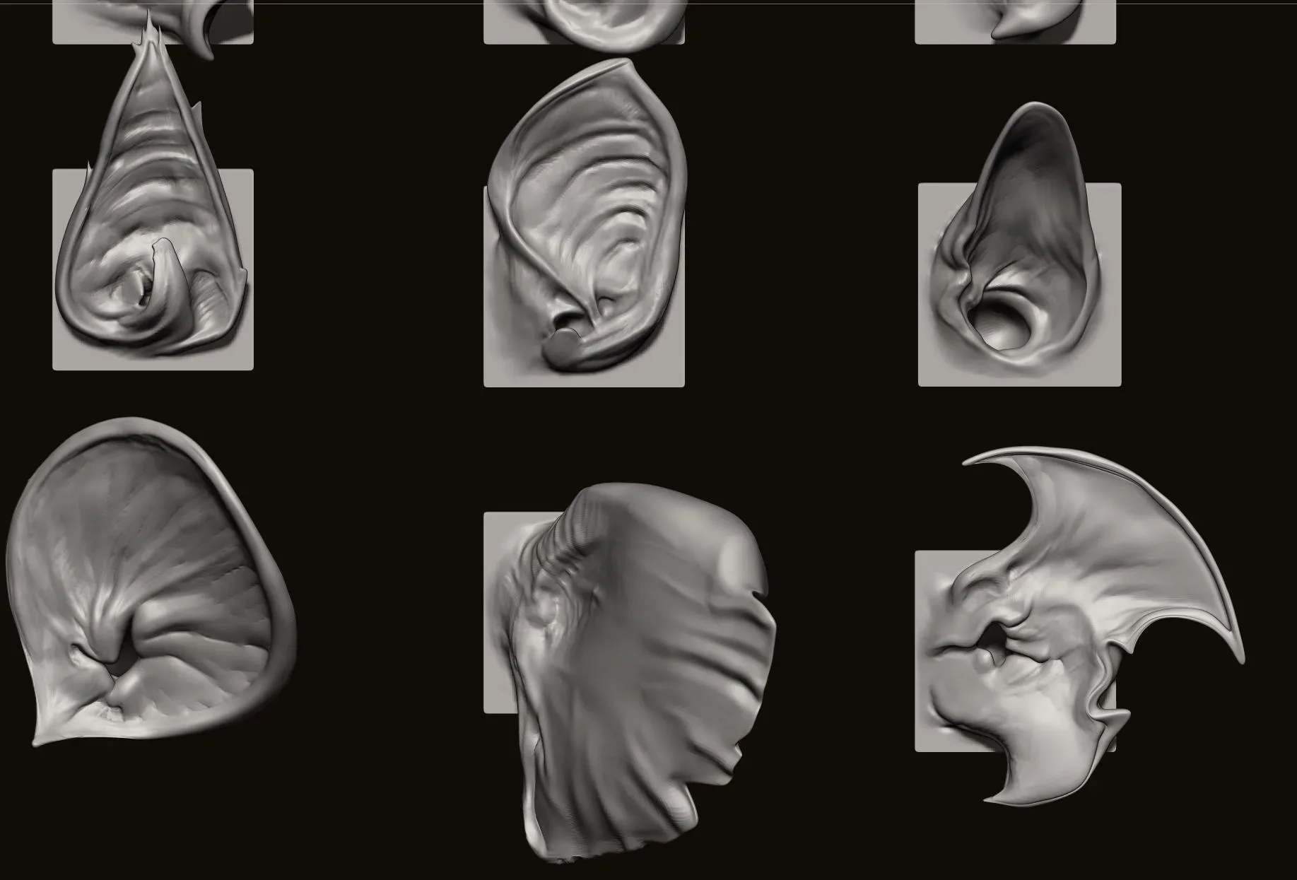 EARS - 40 ZBrush VDMs