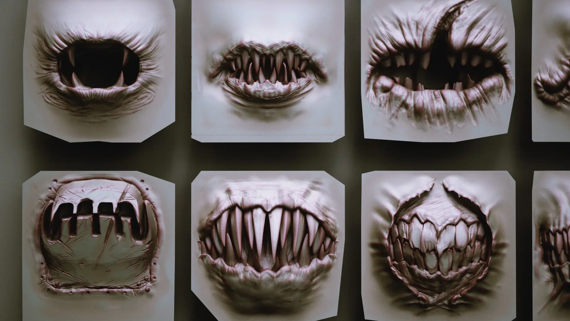 MOUTHS - 40 ZBrush VDMs + 5 bonus variations