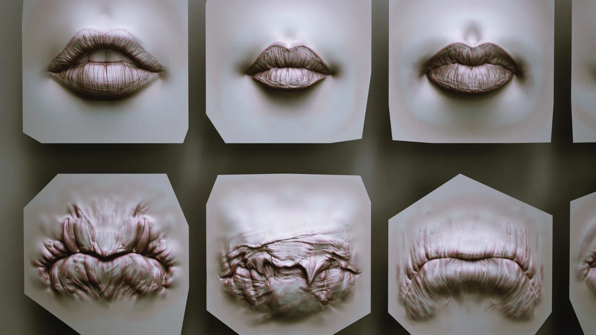 MOUTHS - 40 ZBrush VDMs + 5 bonus variations