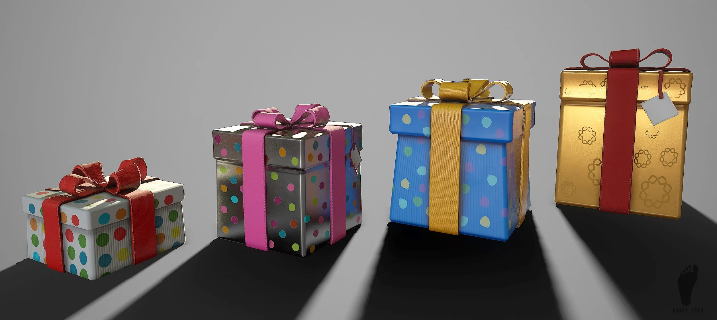 3D Birthday Gifts - Game Ready