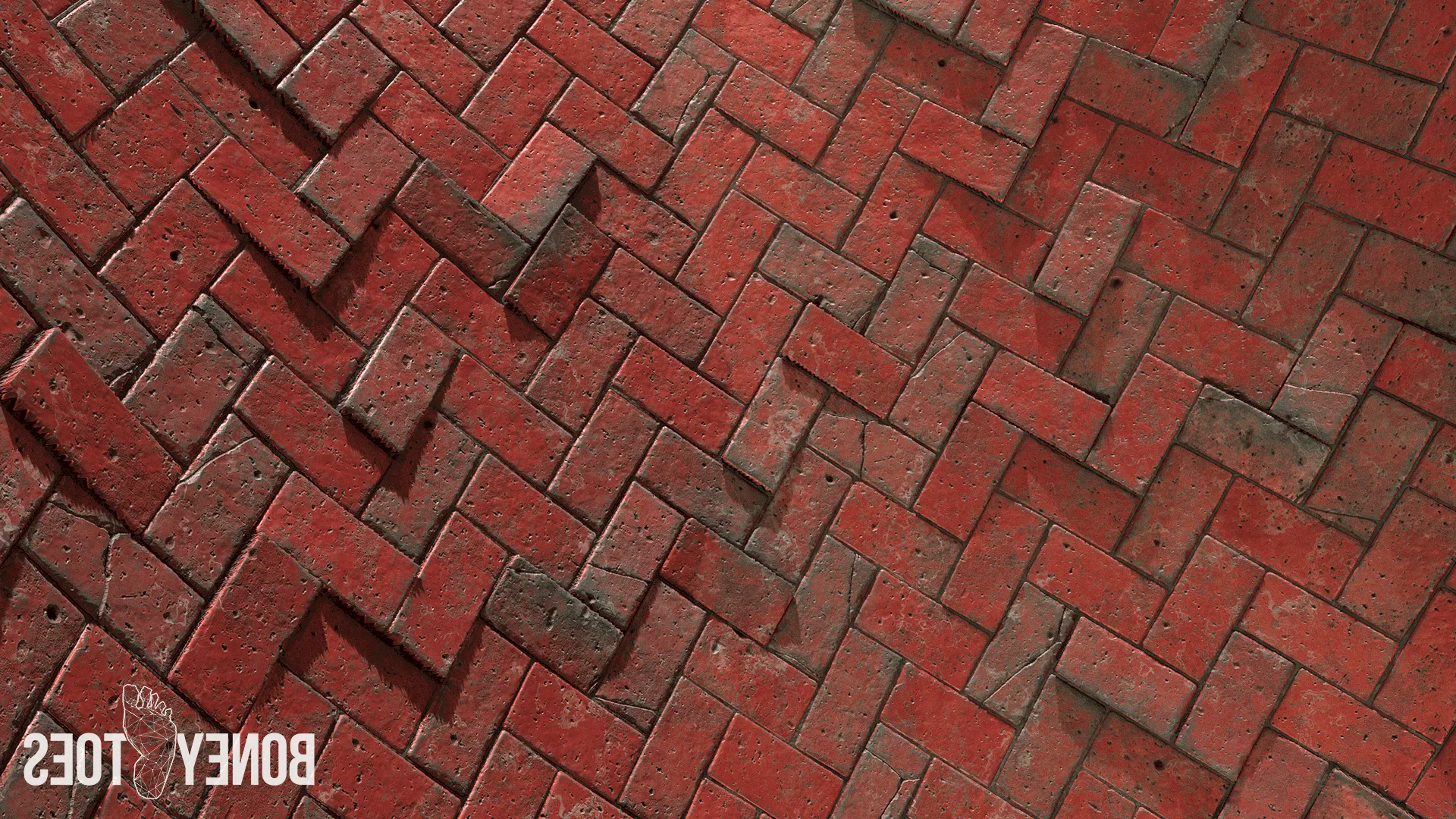 Herringbone Bricks Pattern Game Textures