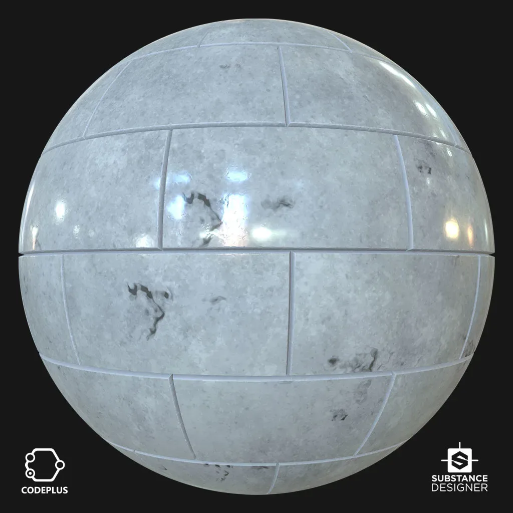 Marble Tiles - Substance Designer