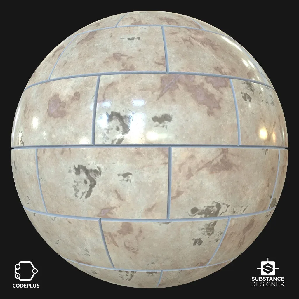 Marble Tiles - Substance Designer