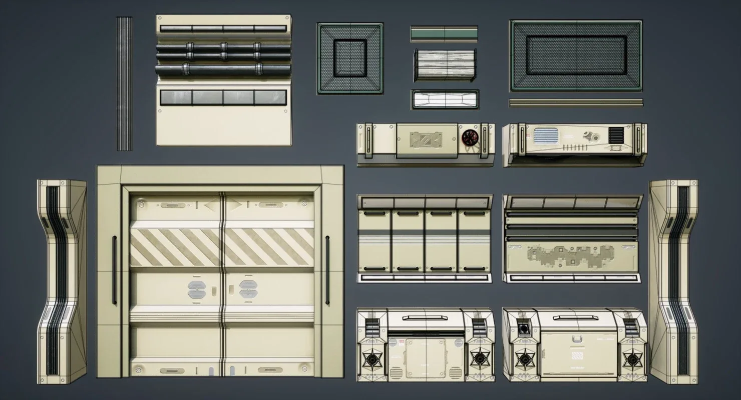 Sci Fi Corridor Modular