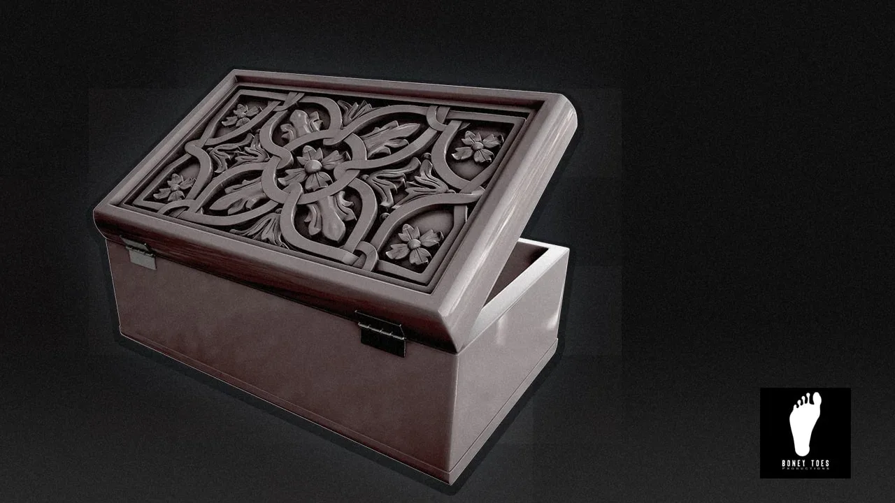 3D Jewelry Box - High Poly