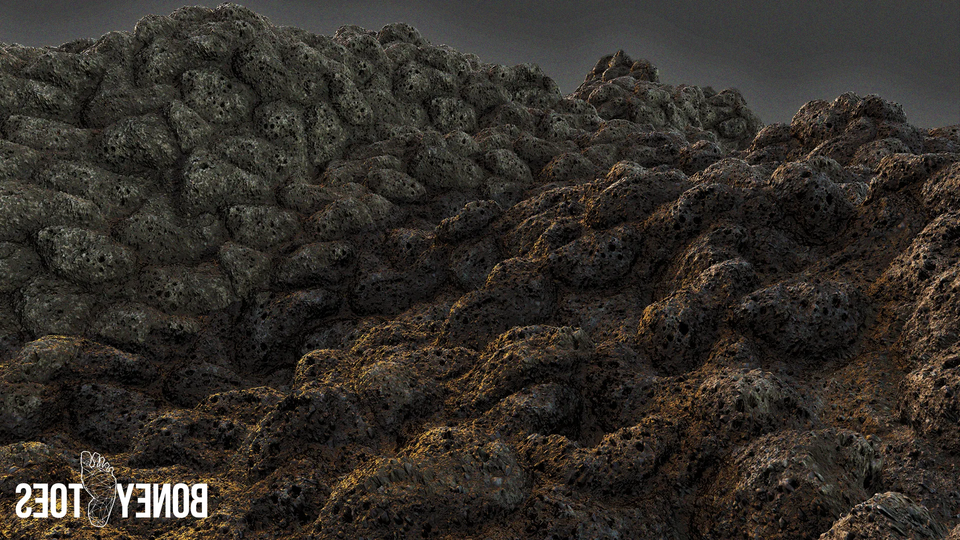 Volcanic Rock Surface Game Textures