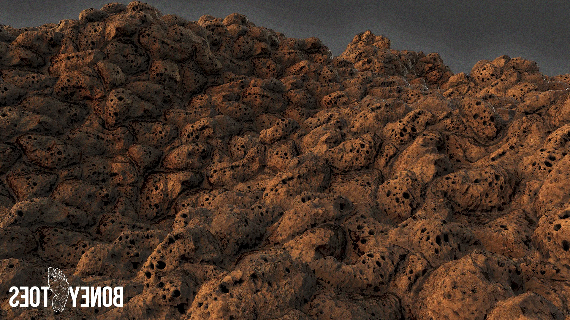 Volcanic Rock Surface Game Textures