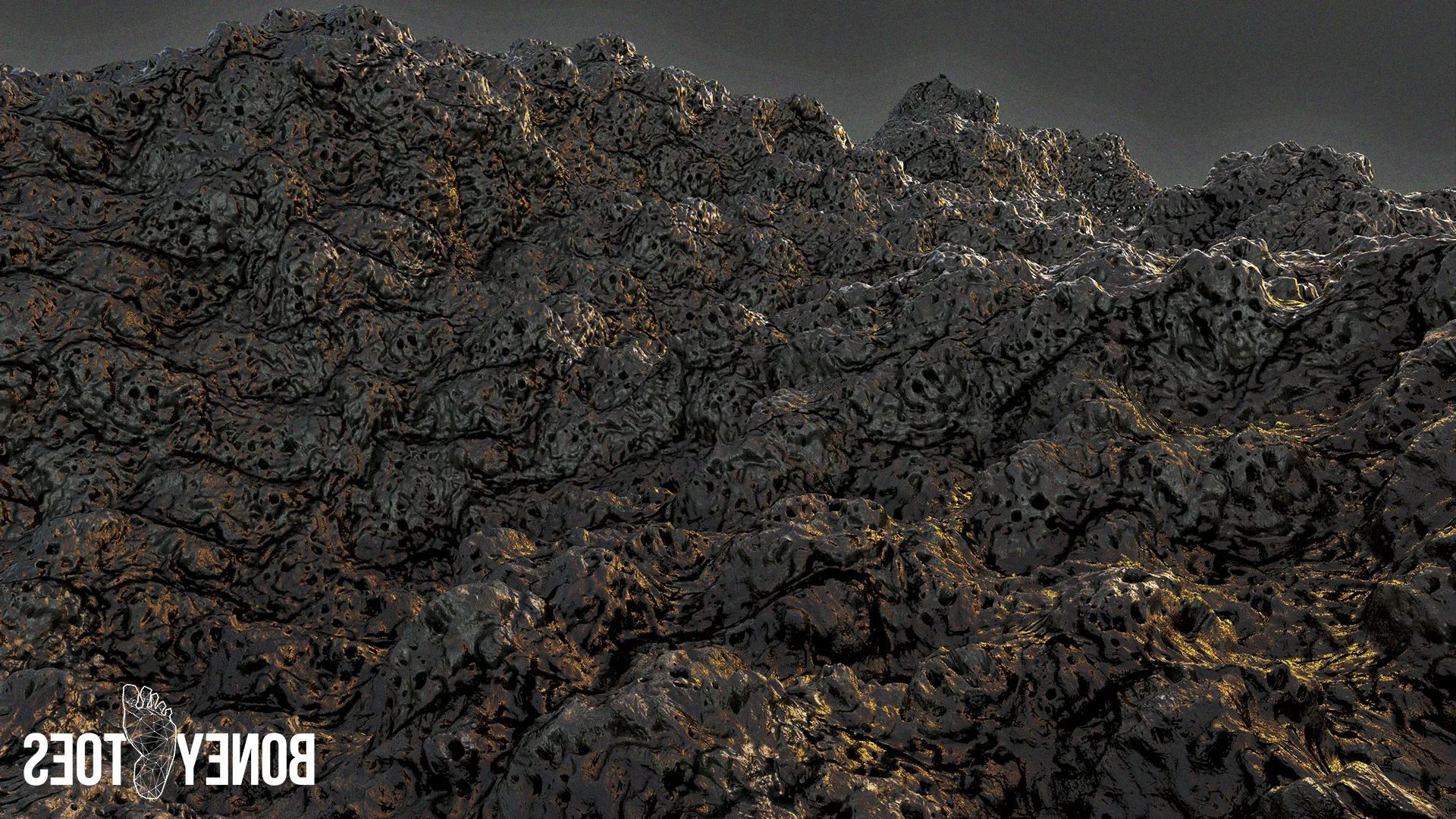 Volcanic Rock Surface Game Textures