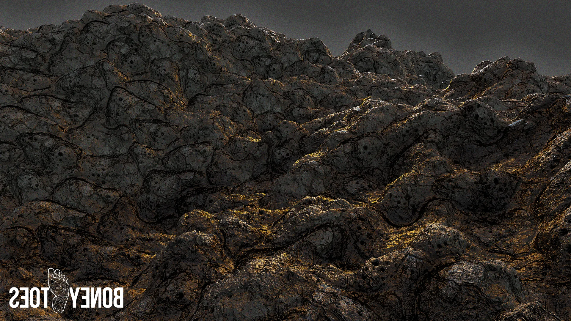 Volcanic Rock Surface Game Textures