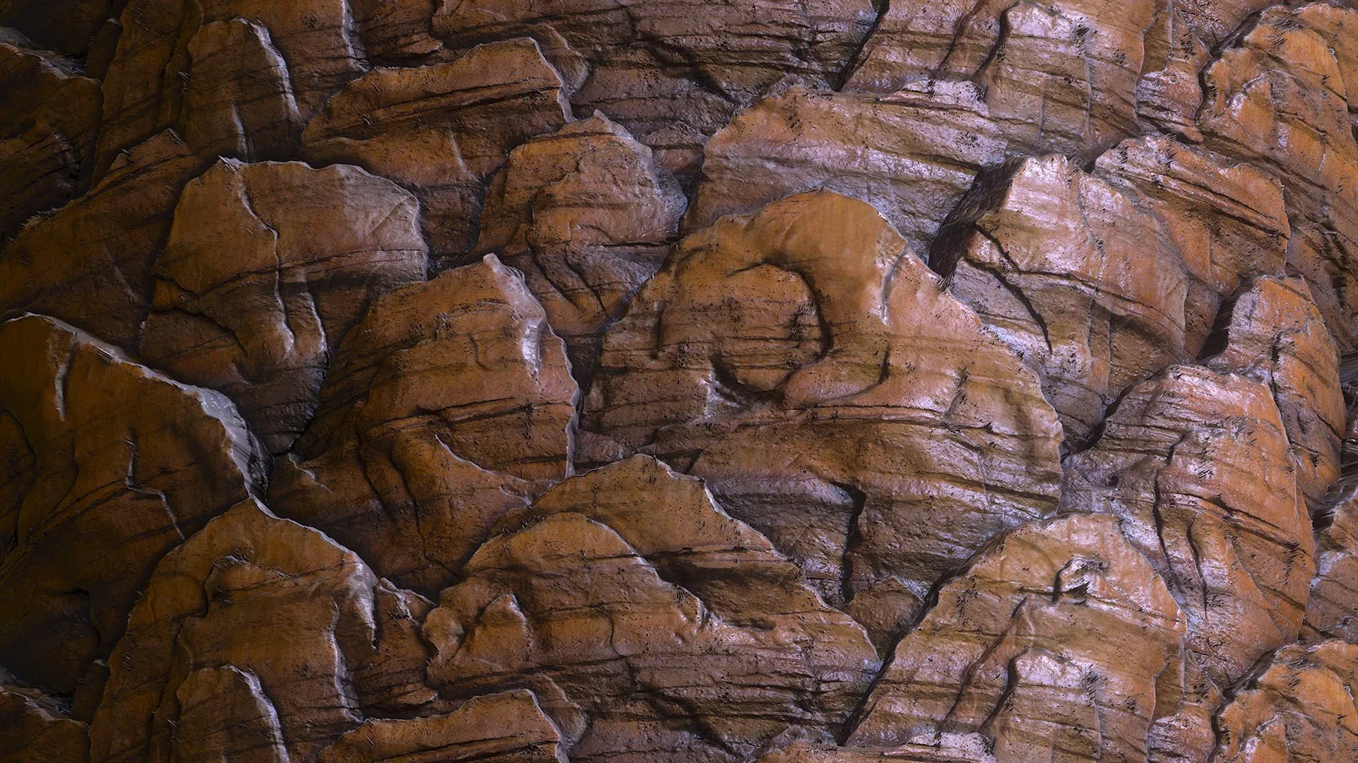 Tectonic Rock Plates Game Textures