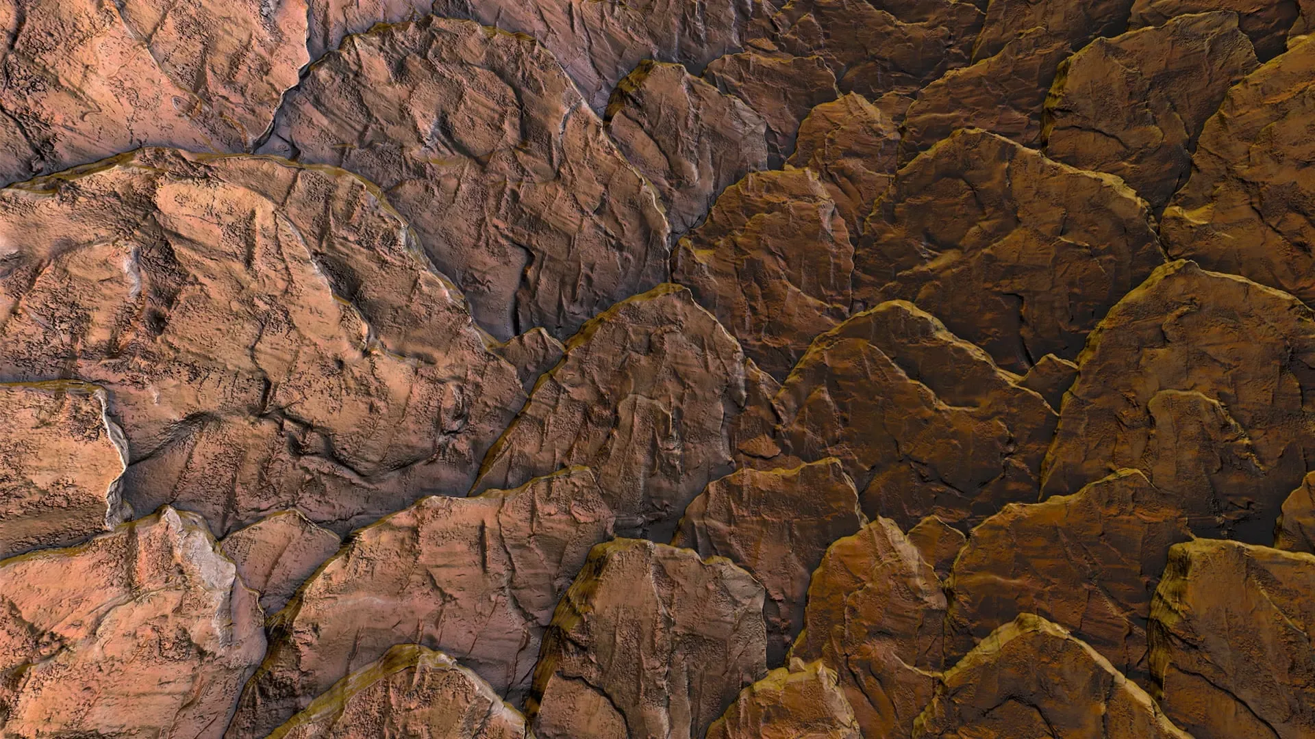 Tectonic Rock Plates Game Textures