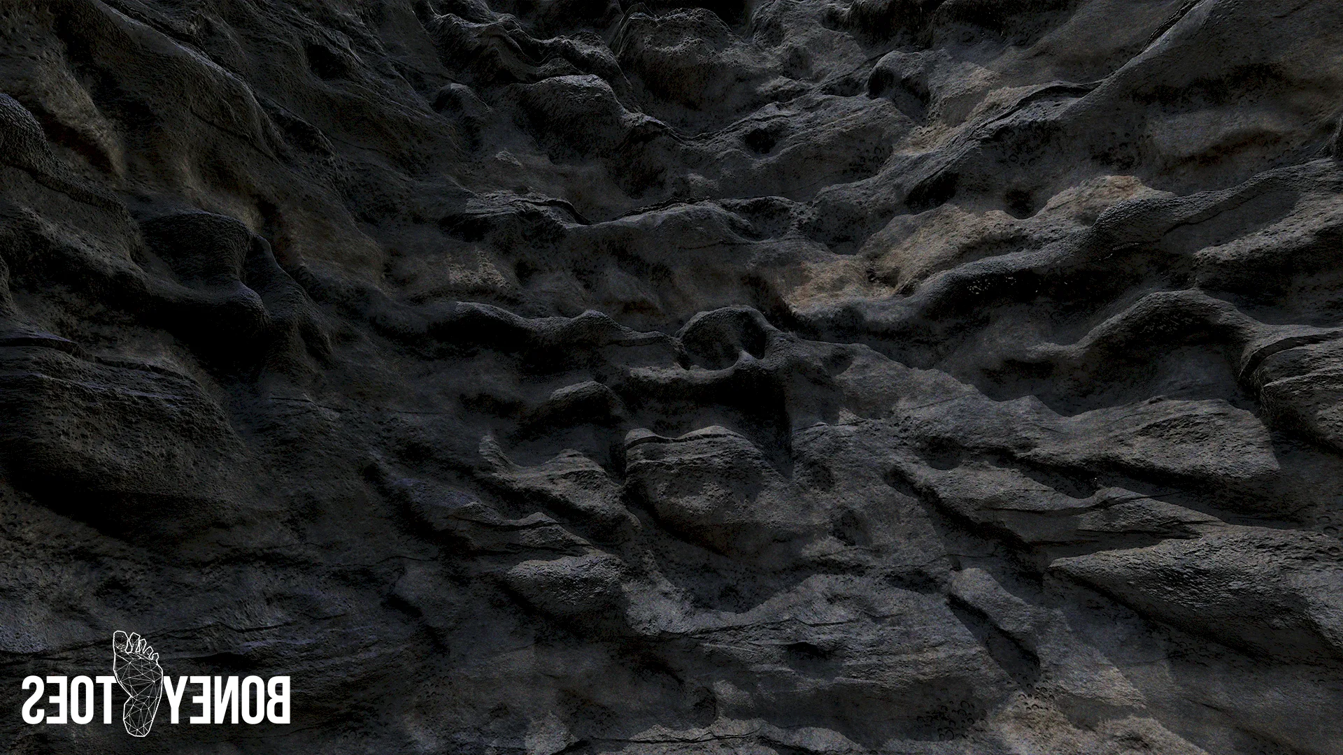 Perforated Rock Surface Game Textures