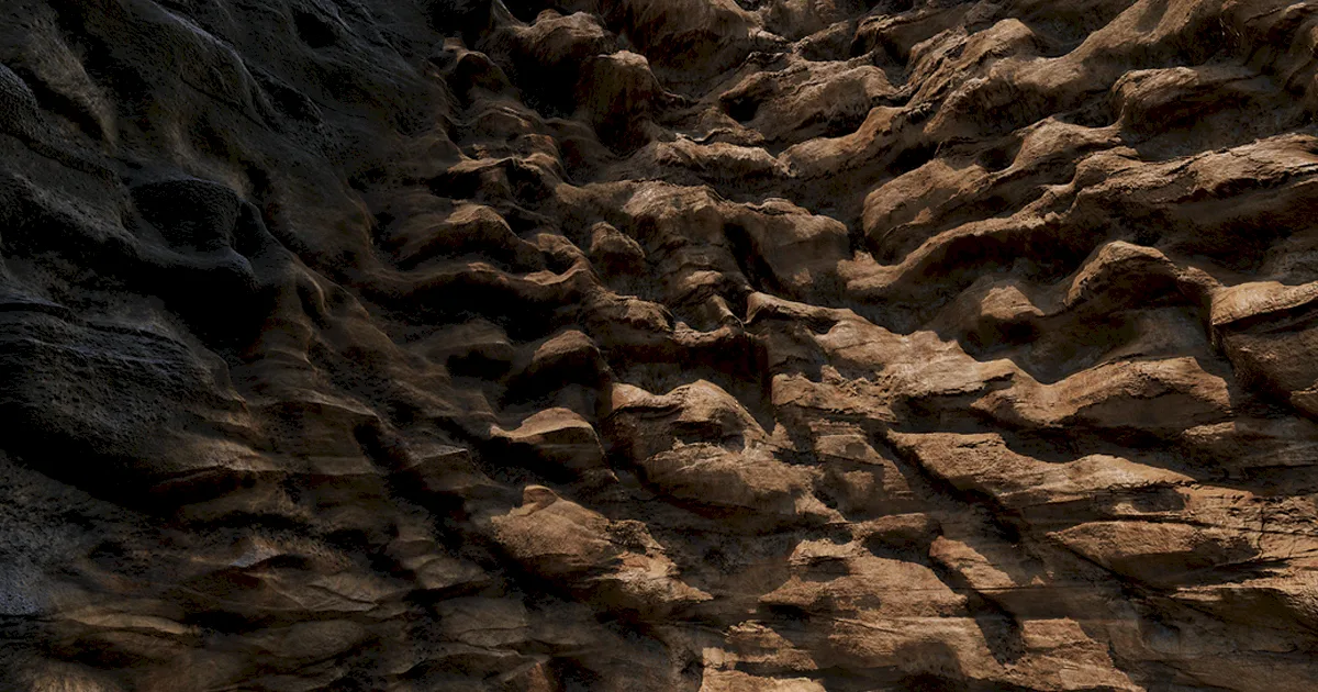 Perforated Rock Surface Game Textures