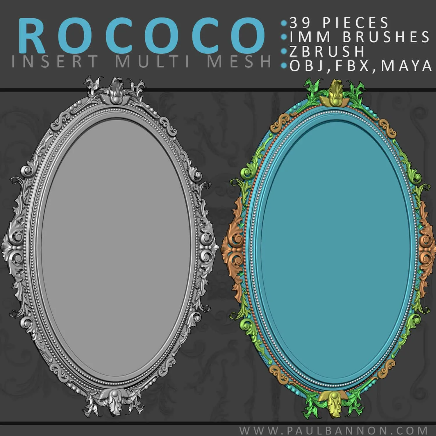 ZBrush Rococo Brush Set