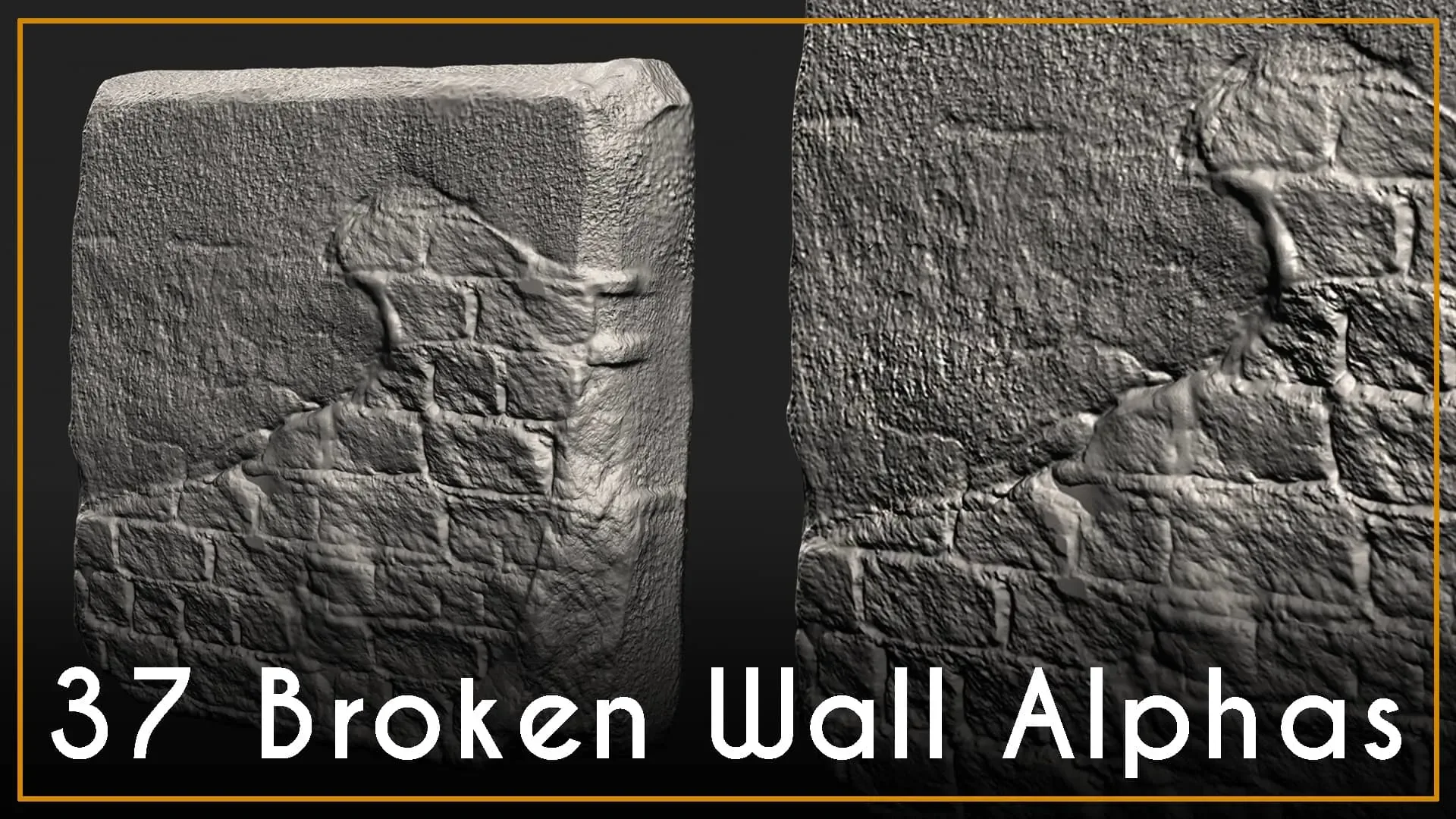 Broken Wall Alphas + Tutorial + References