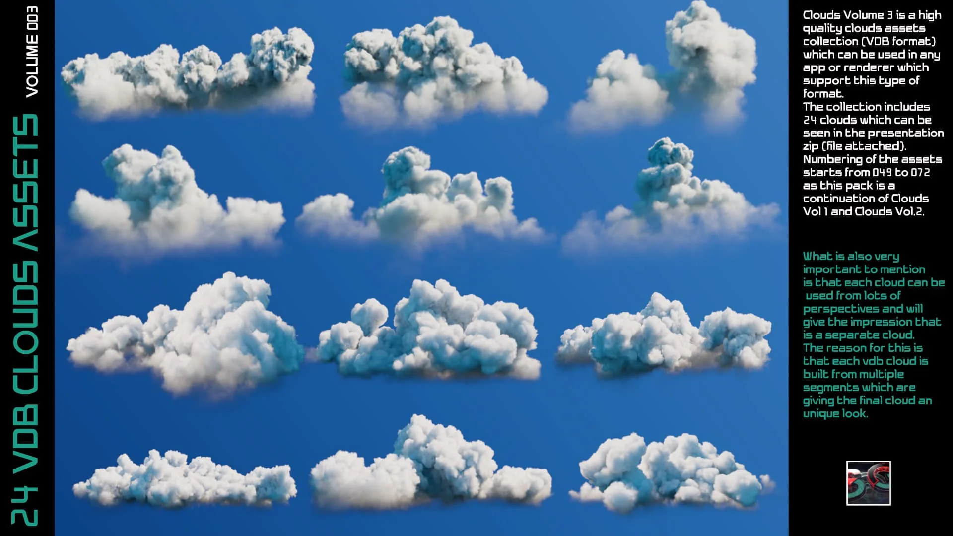 VDB Clouds Volume 3