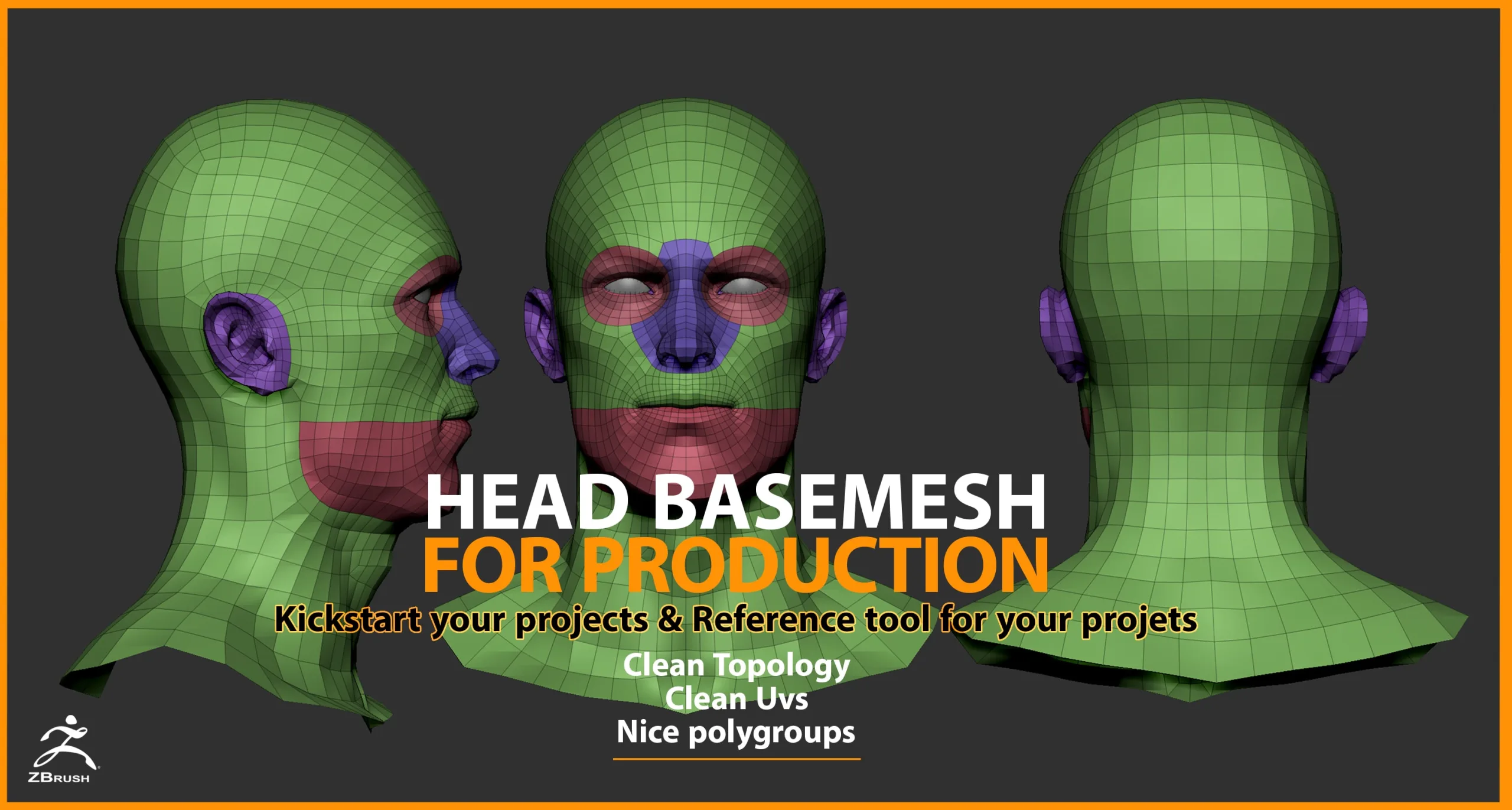 Head BaseMesh for Production