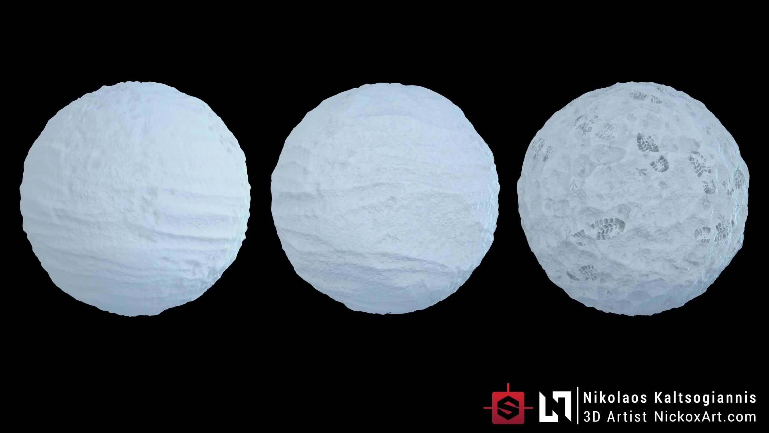 Procedural Snow Material - 3 Variations!