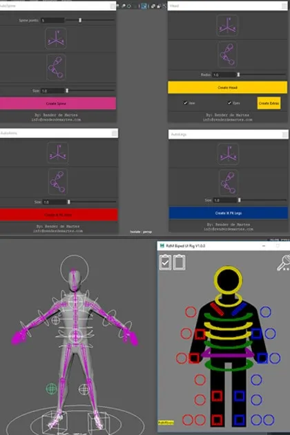 RdM Tools V1 - Auto Rig for Maya