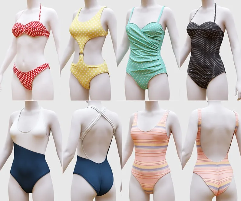 Women’s Swimsuits, Bikinis in Marvelous Designer 7