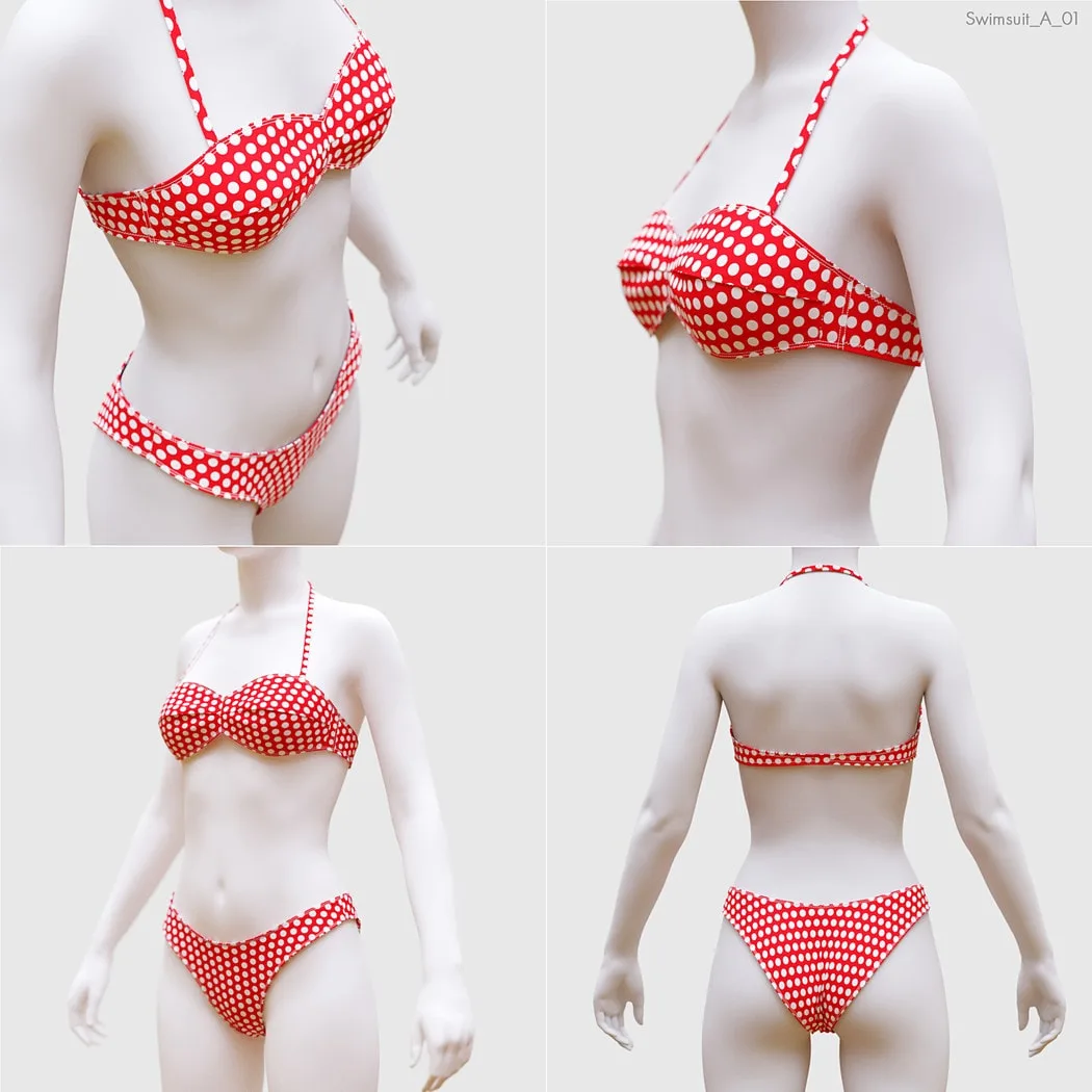 Women’s Swimsuits, Bikinis in Marvelous Designer 7