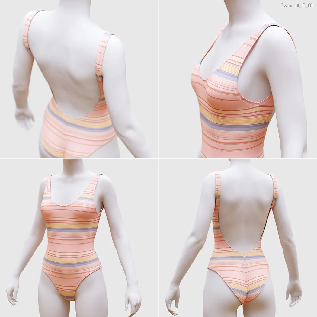 Women’s Swimsuits, Bikinis in Marvelous Designer 7