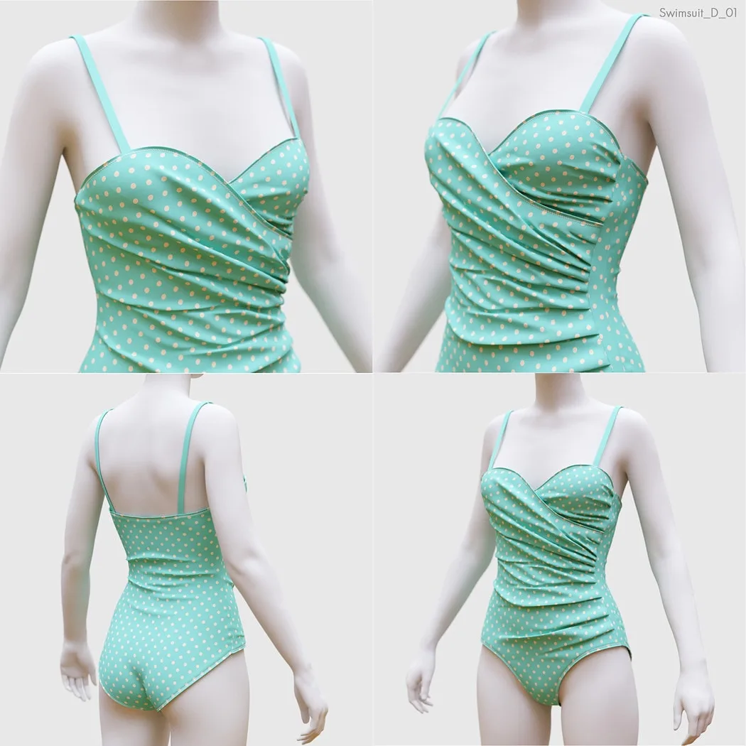 Women’s Swimsuits, Bikinis in Marvelous Designer 7