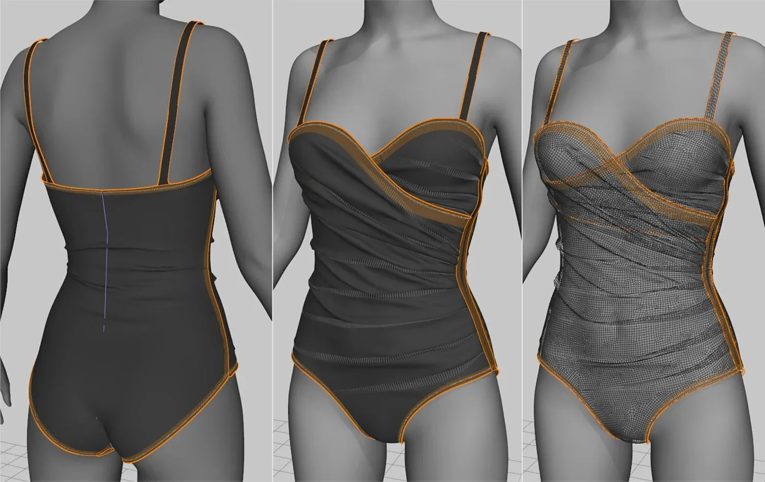 Women’s Swimsuits, Bikinis in Marvelous Designer 7