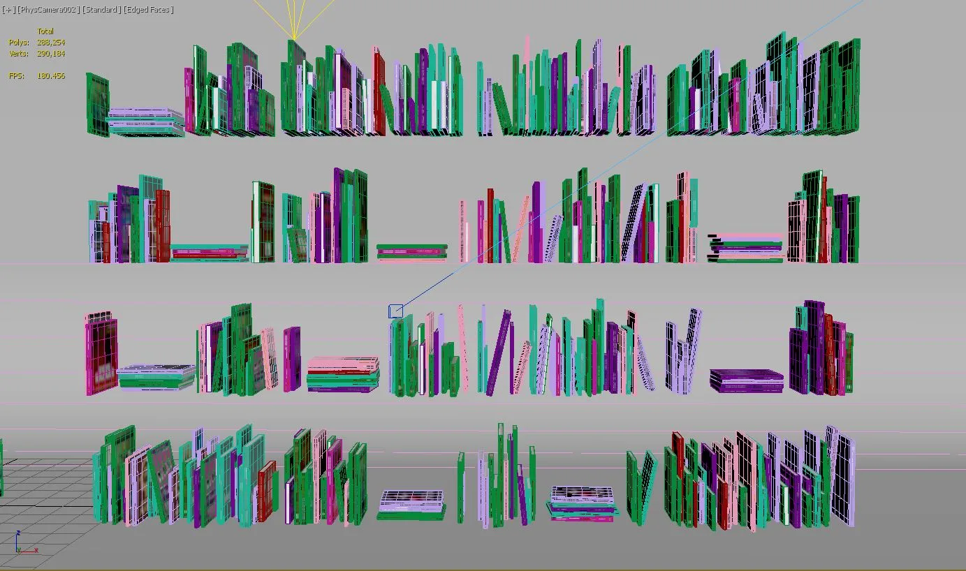 Arranged Book Collection - FlippedNormals