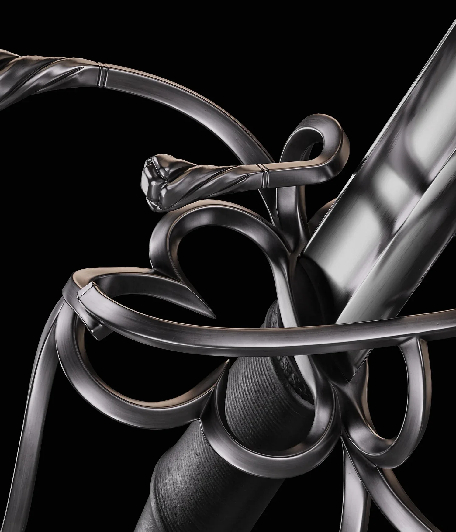 Swiss Saber 16th Century - Low-Poly 3D model