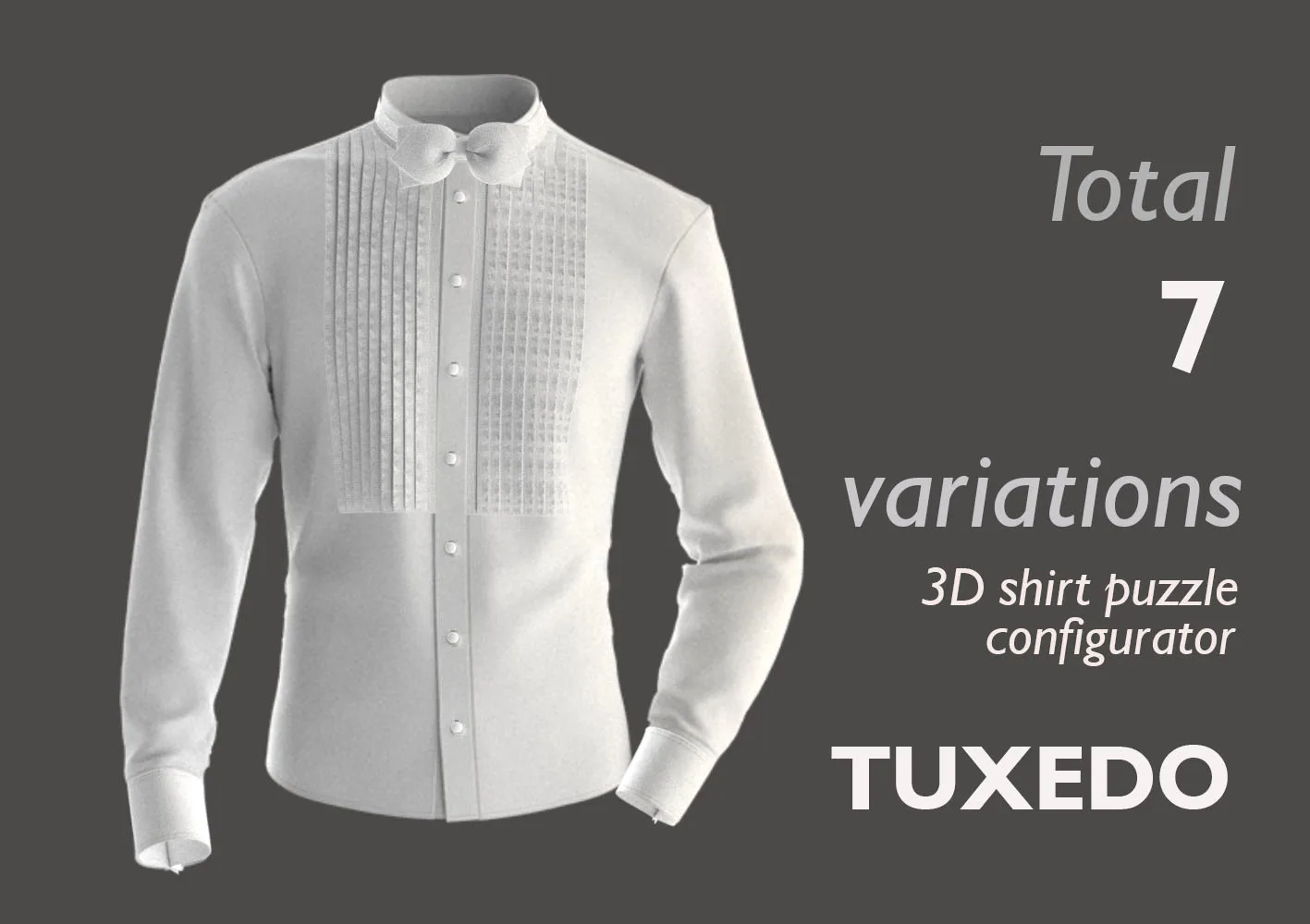 Part 2 – 3D Shirt Puzzle Configurator – TUXEDO