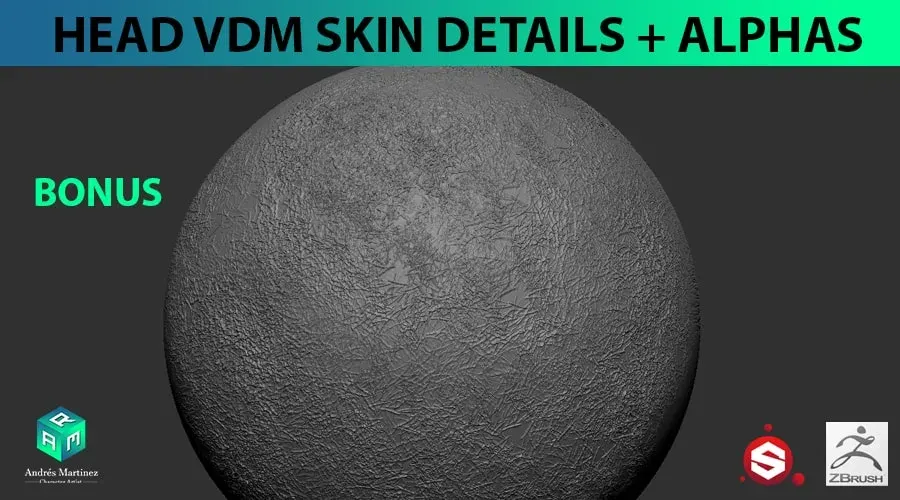 Head VDMSkin Detail Brushes + Alphas